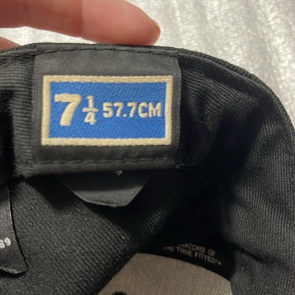 Vintage Men’s Sports Baseball Snapback Hat Orange & Black Size 7 1/4 (57.7 CM) - Picture 13 of 15